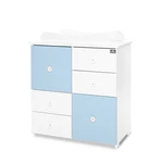 Kép 2/4 - Lorelli Cupboard pelenkázó komód - White & Baby Blue ÚJ