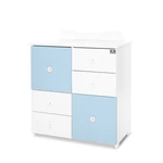 Kép 3/4 - Lorelli Cupboard pelenkázó komód - White & Baby Blue ÚJ