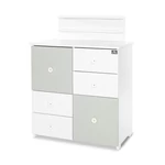 Kép 4/4 - Lorelli Cupboard pelenkázó komód - White & Milky Green ÚJ