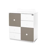 Kép 3/4 - Lorelli Cupboard pelenkázó komód - White & String ÚJ