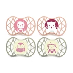 Kép 1/2 - Nuvita Symmetric Air55 4db-os cumi szett 6+ - English Rose/Sage Green - 70854 panda, cica, bagoly, m