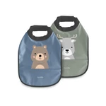 Kép 1/2 - Nuvita 2db-os vízálló előke - Powder Blue/Sage Green 4371