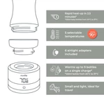Kép 5/10 - Nuvita Univerzális hordozható cumisüveg-melegítő Warm70 – 1166