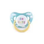 Kép 2/5 - Baby Care cumi kupakkal 2db 6M+ - YELLOW/BLUE