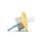Kép 5/5 - Baby Care cumi kupakkal 2db 6M+ - YELLOW/BLUE
