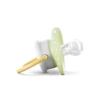 Kép 3/5 - Baby Care cumi kupakkal 2db 6M+ - YELLOW/GREEN