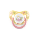 Kép 4/5 - Baby Care cumi kupakkal 2db 6M+ - YELLOW/PINK