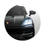 Kép 9/10 - Chipolino Porsche Cayenne elektromos autó bőr üléssel - black