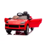 Kép 6/10 - Chipolino Porsche Cayenne elektromos autó bőr üléssel - red