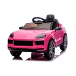 Kép 1/10 - Chipolino Porsche Cayennee lektromos autó bőr üléssel - pink