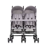 Kép 2/5 - Chipolino Double Point iker babakocsi - Cloud grey