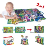 Kép 6/6 - Chipolino hordozható játszószőnyeg 4 autóval