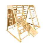 Kép 1/6 - Chipolino Fa mászóka és hinta - natúr