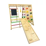 Kép 5/10 - Chipolino Fa mászóka és hinta táblával - színes