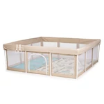 Kép 2/3 - Chipolino Easy babakarám összecsukható 180x180 cm - beige