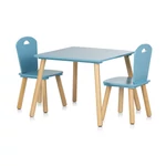 Kép 1/4 - Chipolino Asztalka 2 székkel - blue
