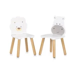 Kép 3/5 - Chipolino Asztalka 2 székkel - hippo and lion
