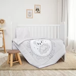 Kép 3/3 - Lorelli 5 részes ágynemű garnitúra - Little Bear GREY