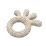 Kép 2/3 - Lorelli Polip természetes szilikon rágóka - Beige