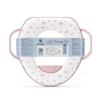 Kép 3/3 - Lorelli párnázott WC szűkítő fogantyúval - Planets Pink