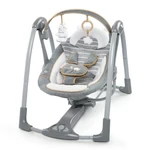 Kép 2/10 - INGENUITY Konvertibilis utazó hinta dallamokkal Bella Teddy™ 0m+ 9kg-ig