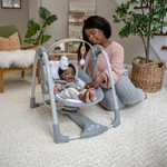 Kép 3/10 - INGENUITY Konvertibilis utazó hinta dallamokkal Bella Teddy™ 0m+ 9kg-ig