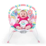 Kép 3/9 - Bright Starts Rezgő pihenőszék, Flamingo Vibes™, 0 hó+, 9 kg-ig