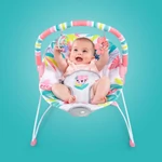 Kép 9/9 - Bright Starts Rezgő pihenőszék, Flamingo Vibes™, 0 hó+, 9 kg-ig