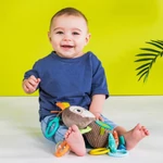 Kép 7/9 - BRIGHT STARTS Játék C karikán Playful Pals lajhár 0hó+