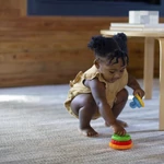Kép 5/10 - Baby Einstein Rágóka építőjáték, 2in1 Stack & Teethe™, 0 hó+