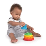 Kép 10/10 - Baby Einstein Rágóka építőjáték, 2in1 Stack & Teethe™, 0 hó+