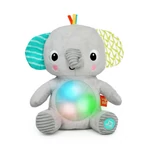 Kép 1/4 - Bright Starts Plüss zenélő világító játék elefánt, Hug-a-bye Baby™, 0 hó+