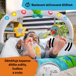 Kép 9/10 - BABY EINSTEIN Zenélő rezgő pihenőszék fényekkel Kick to It Neptune 9 kg-ig