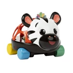 Kép 2/9 - Oball Autó és csörgő, 2in1 Curious Car, zebra, Zen™, 3 hó+