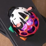Kép 5/9 - Oball Autó és csörgő, 2in1 Curious Car, zebra, Zen™, 3 hó+