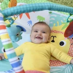 Kép 6/10 - BRIGHT STARTS Játszószőnyeg játékhíddal Wild Wiggles aktivitással - 0hó+