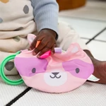 Kép 5/10 - INGENUITY Crinklet™ érzékszervi játék C gyűrűn mosómedve Deni 0m+