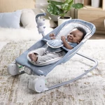 Kép 4/10 - Ingenuity Rezgő masszázs pihenőszék dallamokkal, Happy Belly™, Rock-to-Bounce, Chambray, 0 hó
