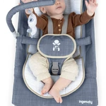 Kép 8/10 - Ingenuity Rezgő masszázs pihenőszék dallamokkal, Happy Belly™, Rock-to-Bounce, Chambray, 0 hó