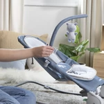 Kép 9/10 - Ingenuity Rezgő masszázs pihenőszék dallamokkal, Happy Belly™, Rock-to-Bounce, Chambray, 0 hó