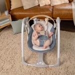 Kép 4/10 - Ingenuity Átalakítható hinta dallamokkal, Swing 'n Go Chambray, 0 hó+, 9 kg-ig