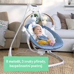 Kép 5/10 - INGENUITY Hintázó zenélő 0m+, 9 kg-ig - Chambray 