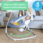 Kép 6/10 - INGENUITY Hintázó zenélő 0m+, 9 kg-ig - Chambray 