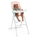 Kép 3/10 - INGENUITY Összecsukható etetőszék Sun Valley™ Pink 6hó+ 15 kg-ig