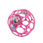 Kép 2/10 - OBALL Játék Oball RATTLE 10 cm 0hó + AQUAINT 50 ml - dark pink