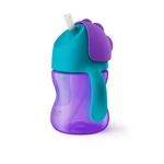 Kép 1/2 - Philips AVENT SCF796/02 Itatópohár rugalmas szívószállal 200ml lányos+akció
