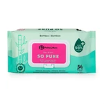 Kép 4/6 - Petite&Mars Nedves törlőkendő, SO PURE, bambusz, biológiailag lebomló, 4x56 db