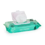 Kép 5/6 - Petite&Mars Nedves törlőkendő, SO PURE, bambusz, biológiailag lebomló, 4x56 db