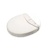Kép 1/2 - Petite&Mars Vízhatlan lepedő ovális kiságyakhoz, Soft Dream, Oval 84x50 cm, White