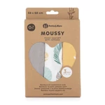 Kép 3/9 - Petite&Mars Bambusz muszlin 3db-os pelenka szett, Moussy Ochre Leaves, 68 x 68 cm